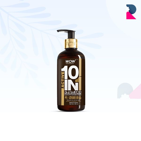 Active 10 in 1 no Parabens & Sulphate Shampoo - 300 ml.