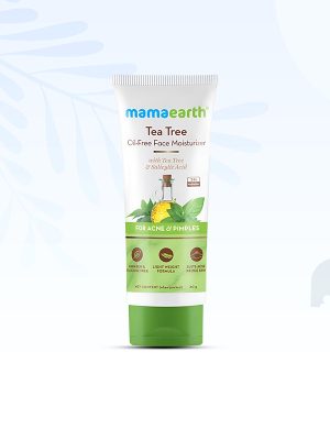 Mamaearth Tea Tree Oil-Free Moisturizer For Face For Oily Skin 80 ml