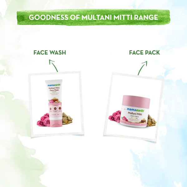 MAMAEARTH Multani Mitti Face Pack  100g - Image 3