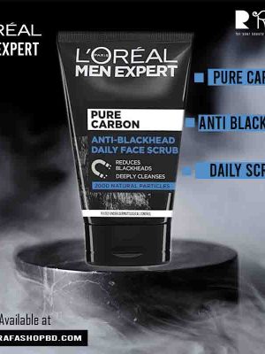 L'Oréal Paris Men Expert Pure Carbon Anti-Blackhead Daily Face Scrub 100 ml