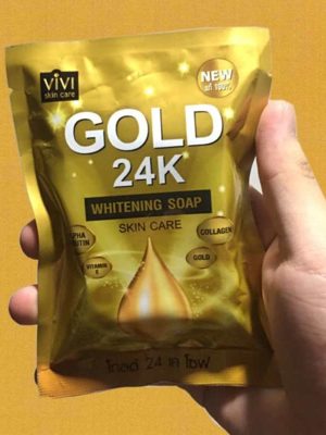 Vivi Skin Care 24K Gold Whitening Soap 80g