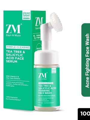 ZM Zayn & Myza Tea Tree & Salicylic Acid Foaming Face Wash 100ML