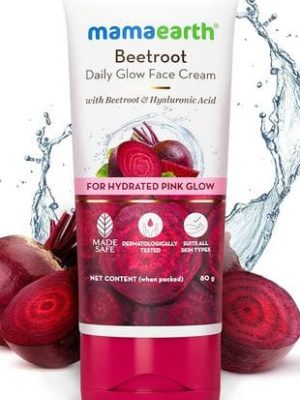 Mamaearth Beetroot Daily Glow Face Cream With Beetroot & Hyaluronic Acid - 80g