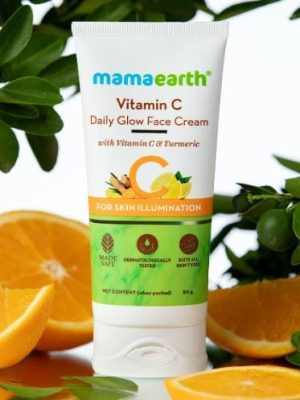 Mamaearth Vitamin C Daily Glow Face Cream (80g)