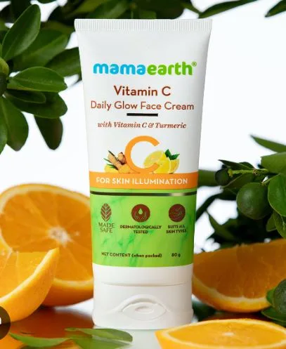 Mamaearth Vitamin C Daily Glow Face Cream (80g)