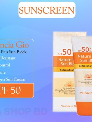 Valencia Gio Nature Plus Sun Block SPF 50+ (70ml)