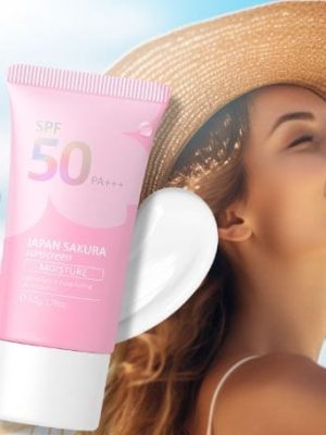 Laikou Japan Sakura Sunscreen SPF 50PA+++ Sunscreen - (50g)